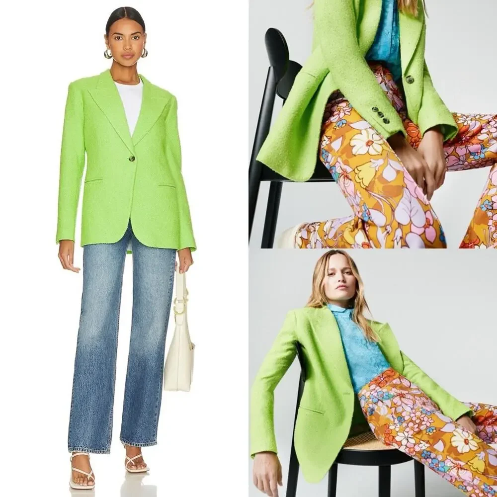 Smythe Lime Green Blazer - Picture 2 of 11